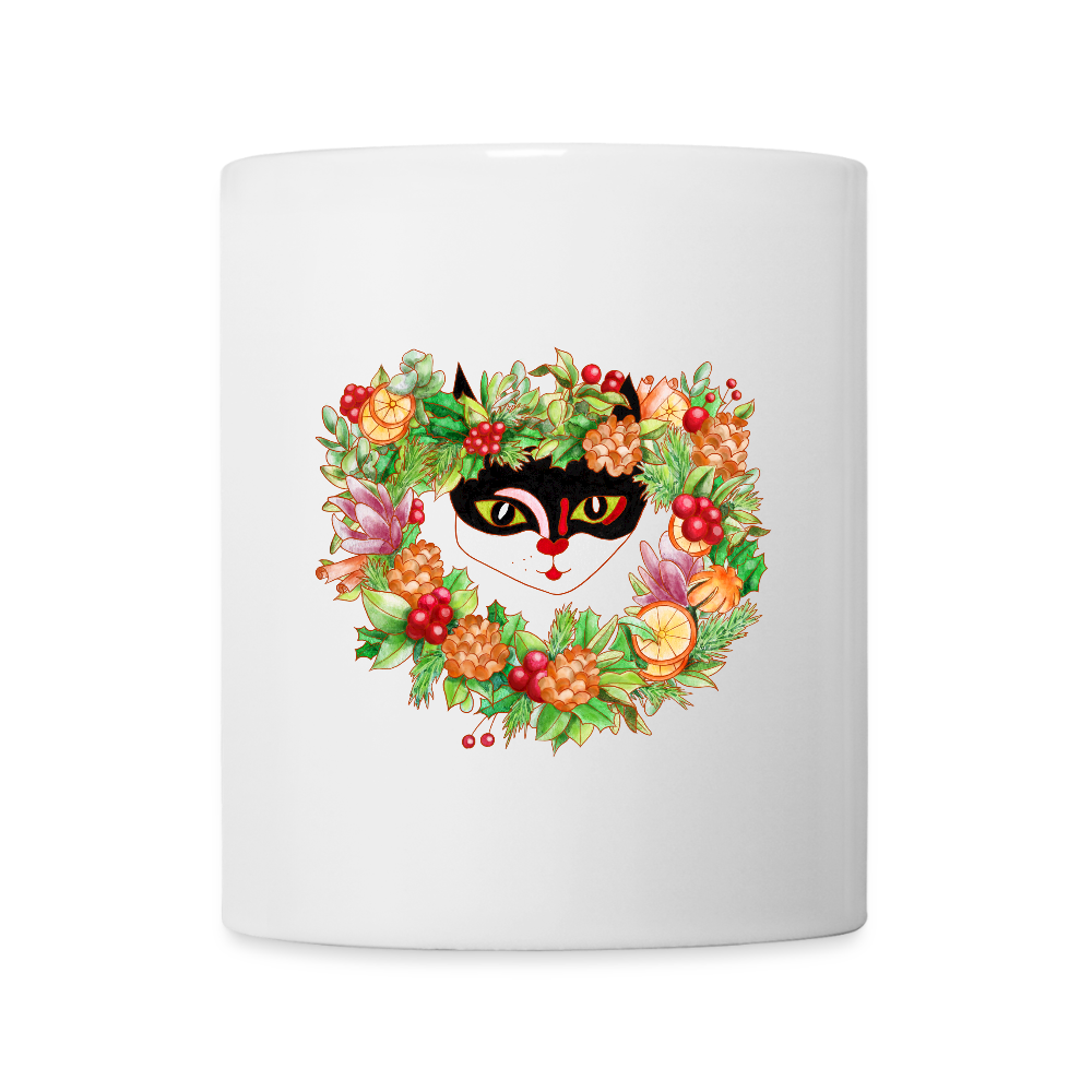 Holiday Coffee Mug - white