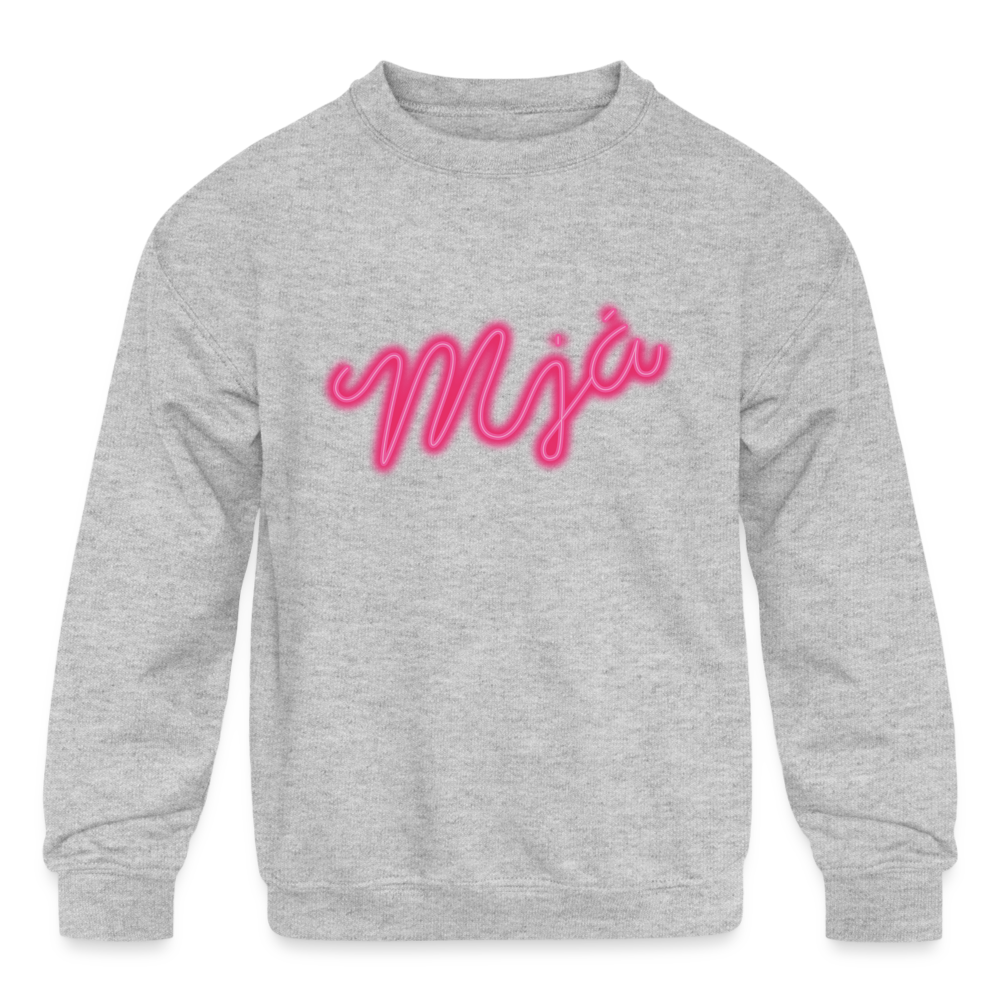 Kids' Crewneck Sweatshirt Mjá - heather gray