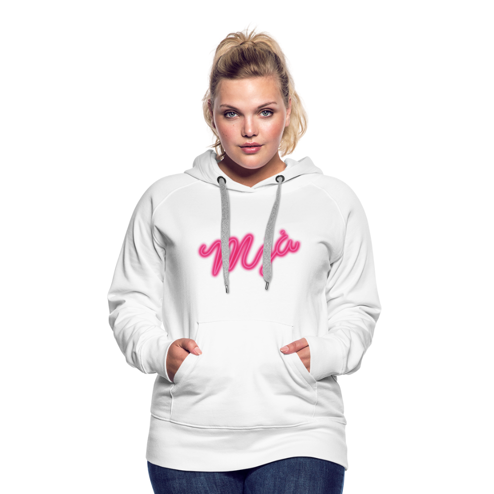 Women’s Premium Hoodie Mjá - white