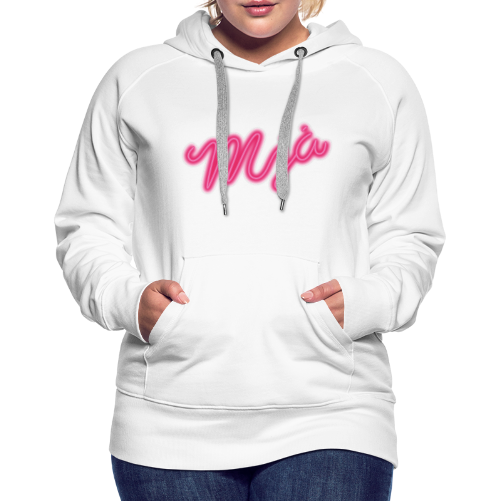 Women’s Premium Hoodie Mjá - white