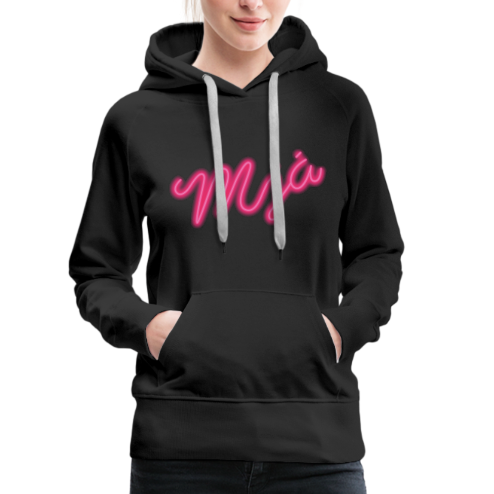 Women’s Premium Hoodie Mjá - black