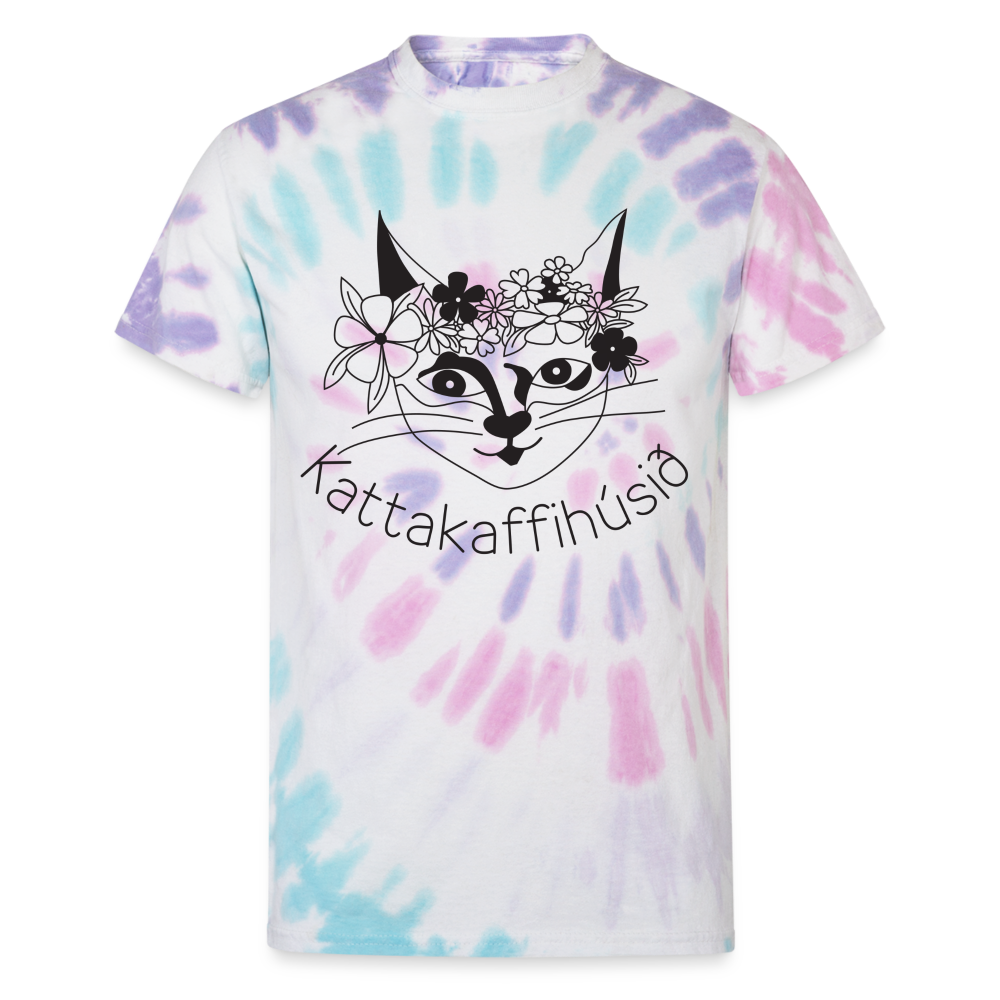 Unisex Tie Dye T-Shirt - Pastel Spiral