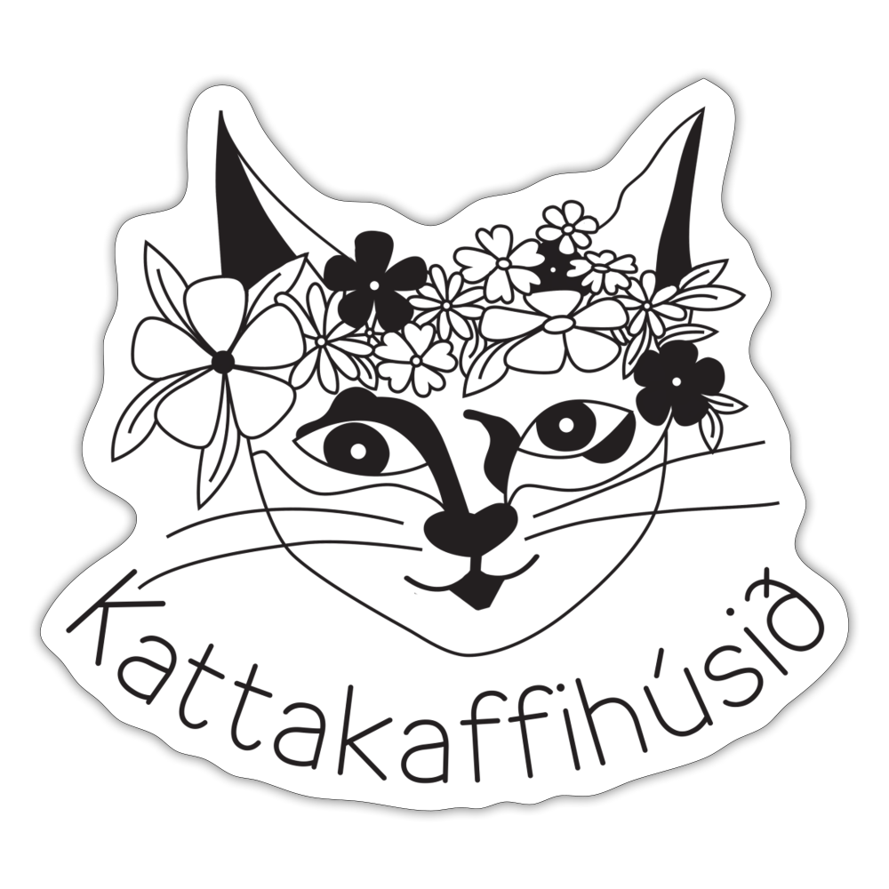 Sticker - white matte