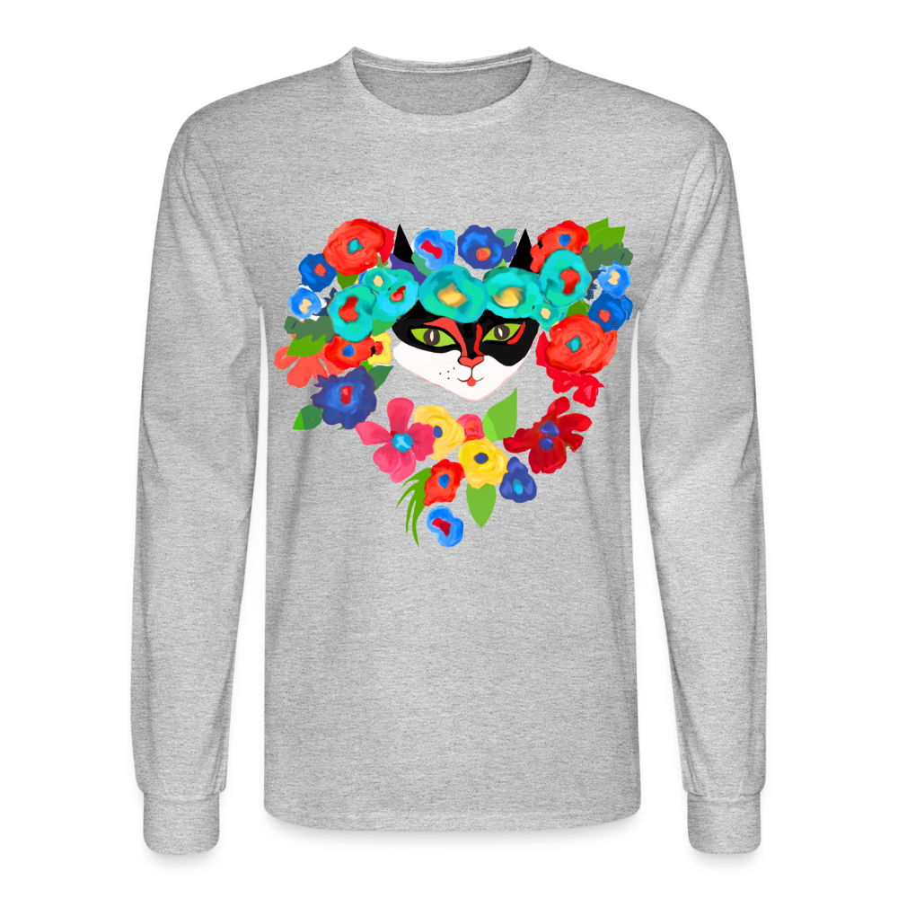 Men's Long Sleeve T-Shirt - heather gray