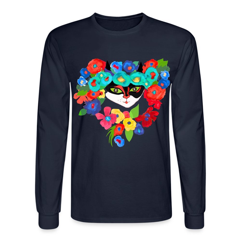 Men's Long Sleeve T-Shirt - navy