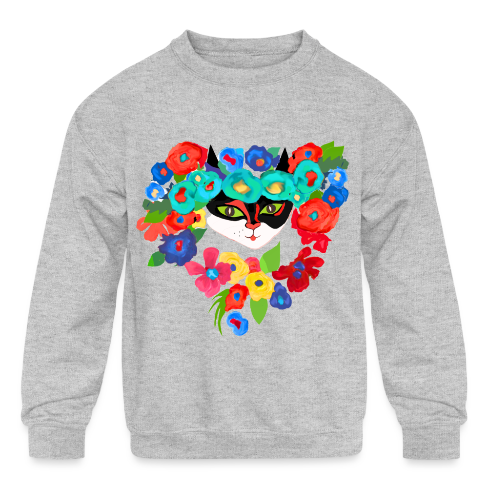 Kids' Crewneck Sweatshirt - heather gray