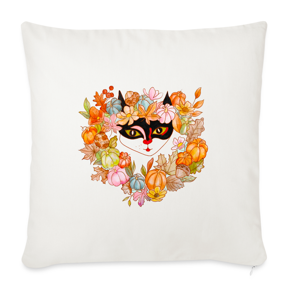 Throw Pillow Cover 18” x 18” - natural white