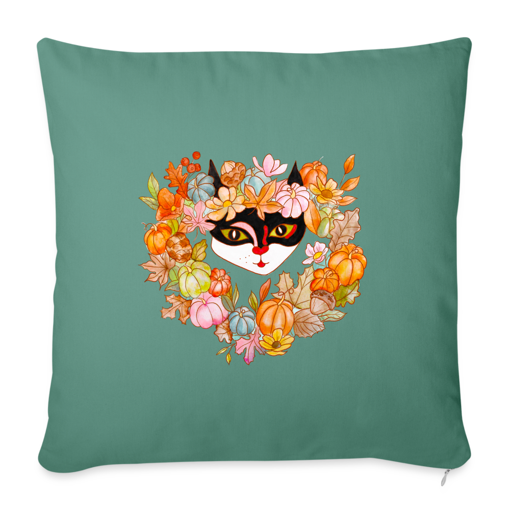 Throw Pillow Cover 18” x 18” - cypress green