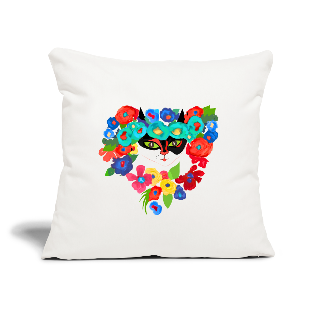 Throw Pillow Cover 18” x 18” - natural white