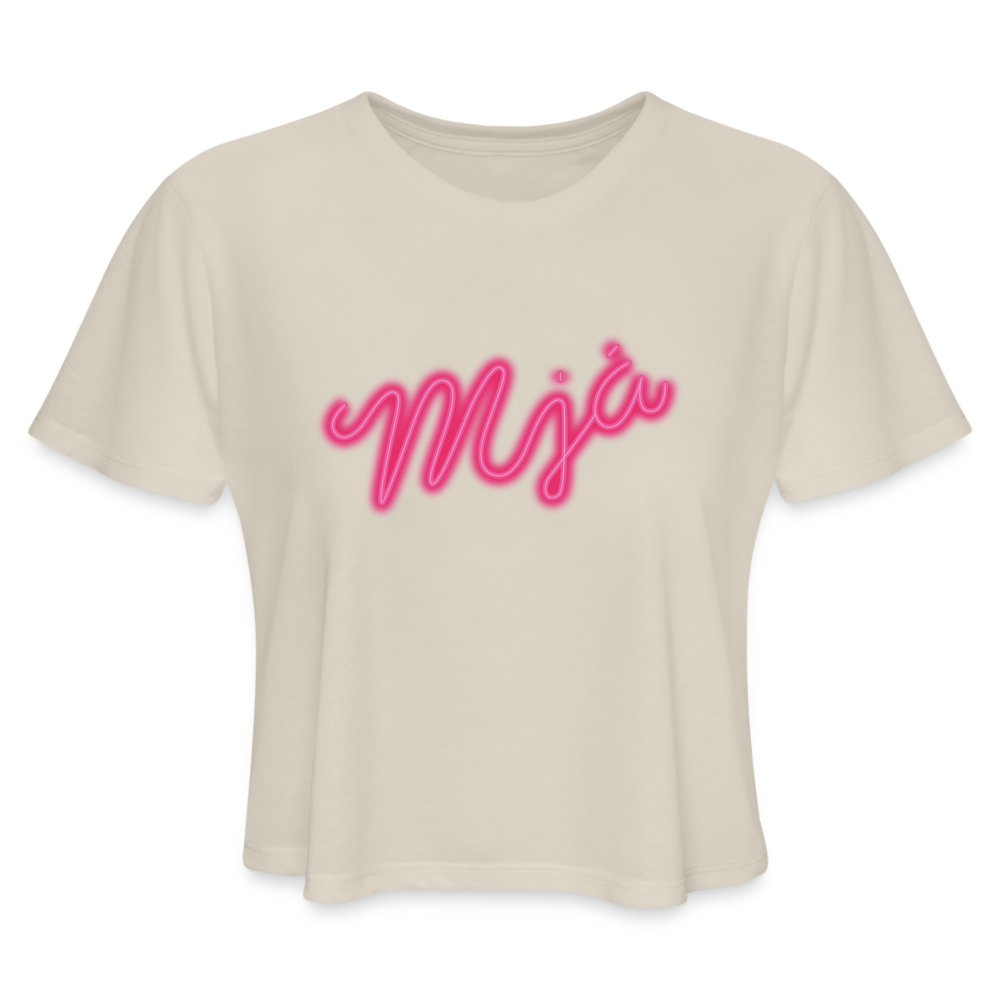 Women's Cropped T-Shirt - dust