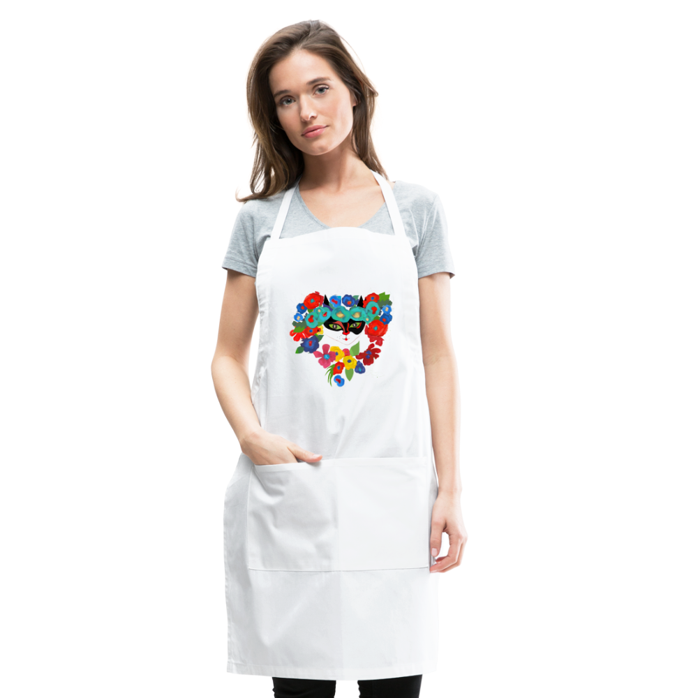 Adjustable Apron - white