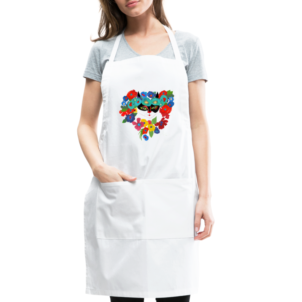 Adjustable Apron - white