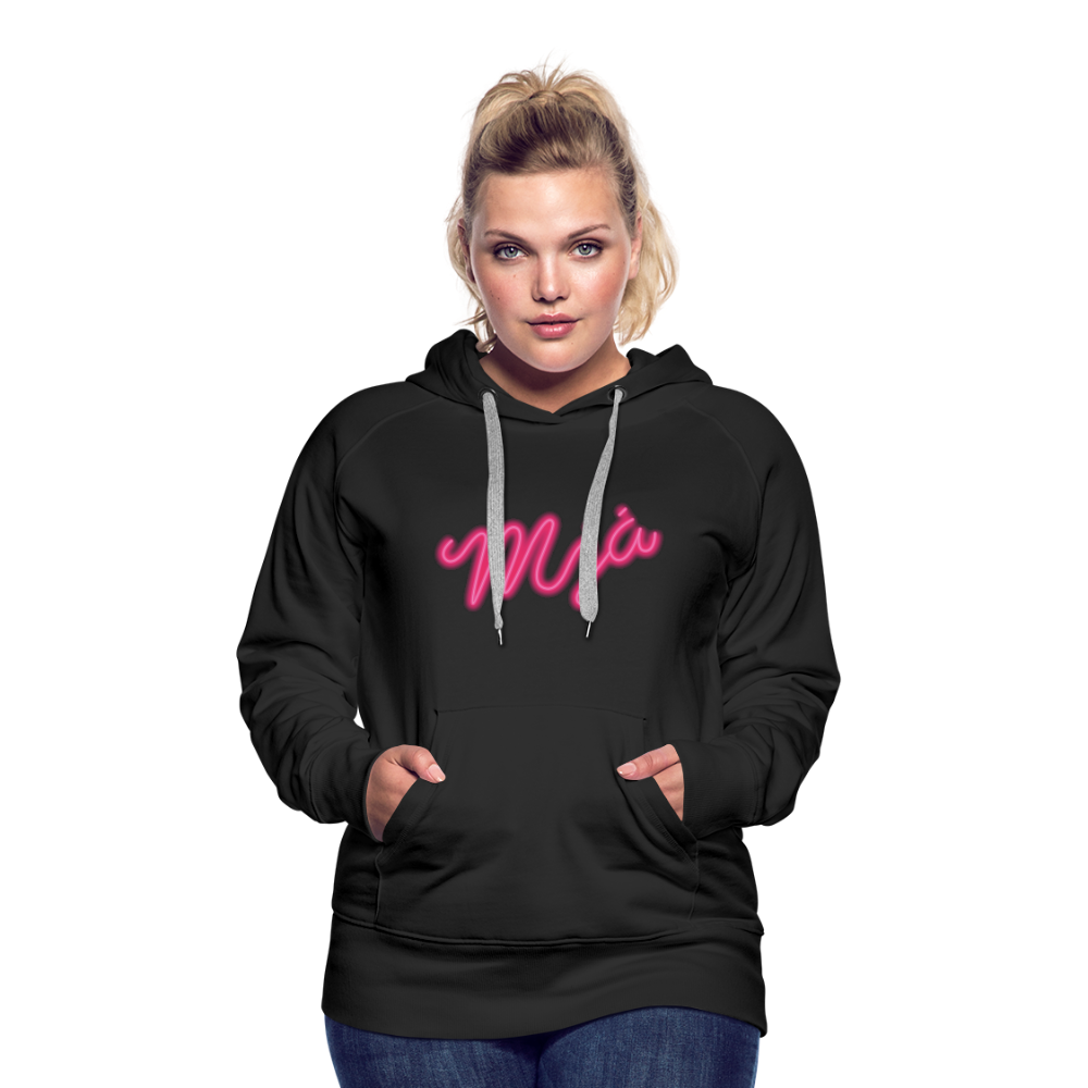 Women’s Premium Hoodie Mjá - black