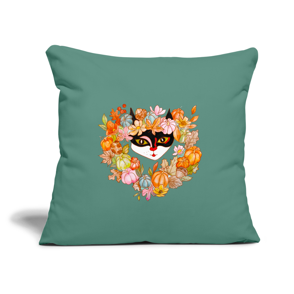 Throw Pillow Cover 18” x 18” - cypress green