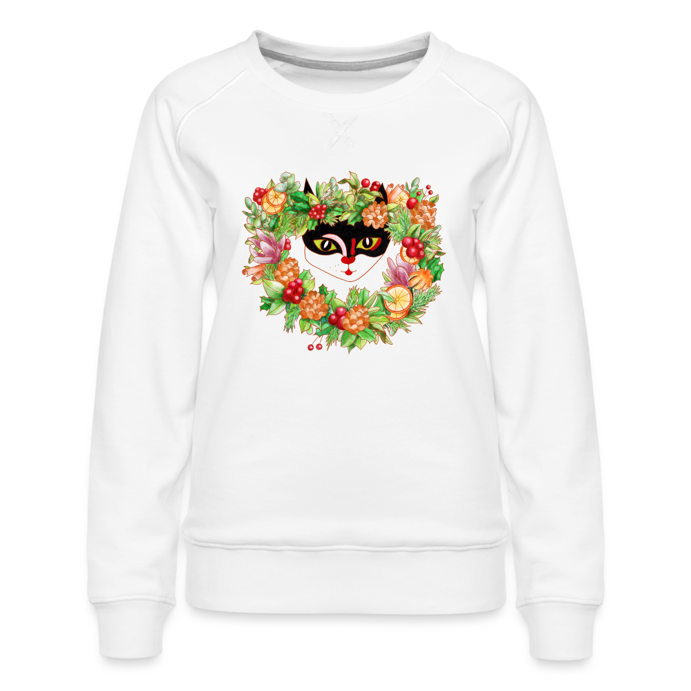 Women’s Premium Holiday Sweatshirt - white