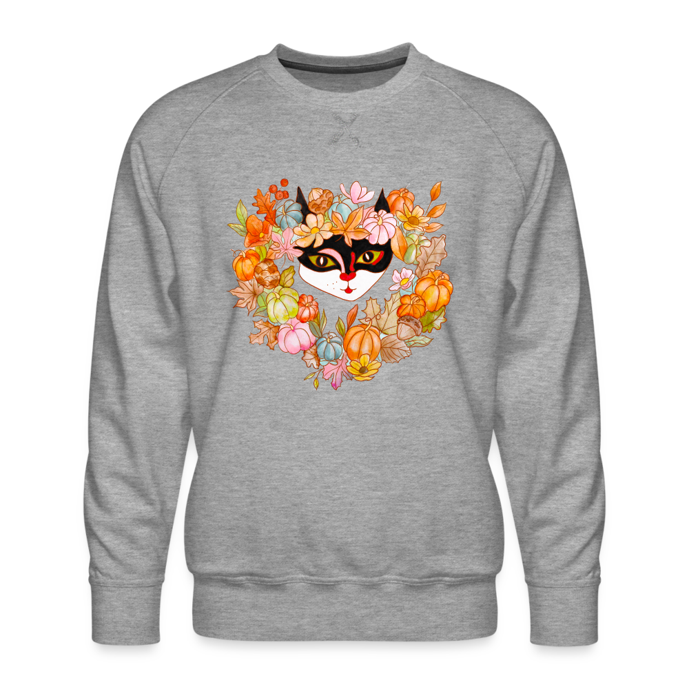 Men’s Premium Halloween Sweatshirt - heather grey