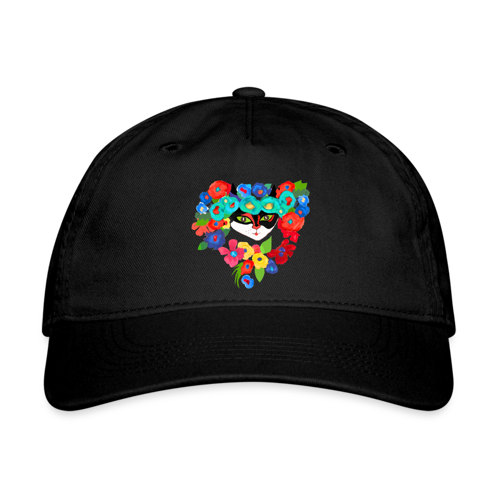 Organic Baseball Cap - black